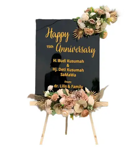 Papan Bunga Akrilik Semper Barat