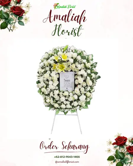 Krans Bunga Duka Semper Barat