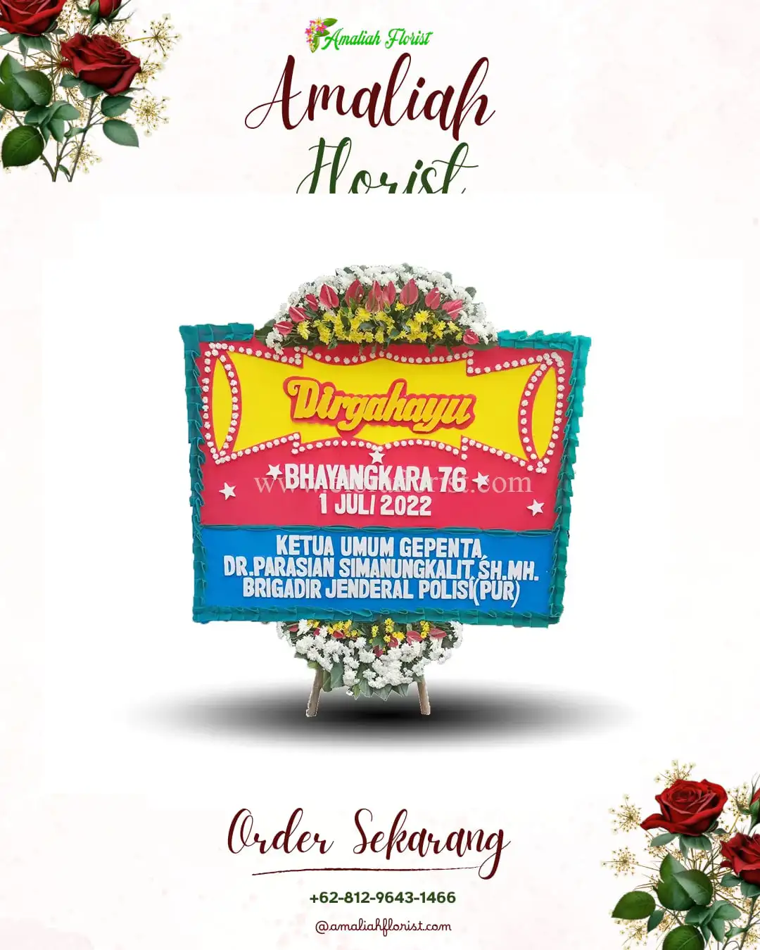 Papan Bunga HUT Ulang Tahun Semper Barat